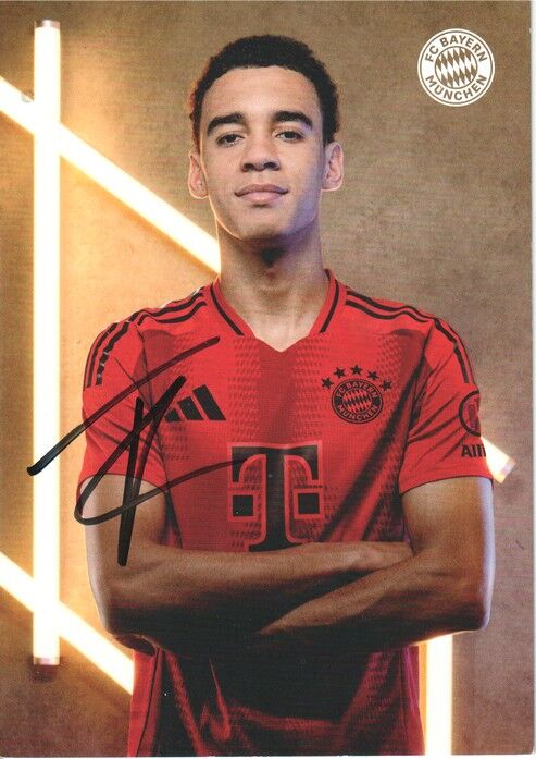 Autogramm Fussball | FC Bayern München | 2024 | Jamal MUSIALA