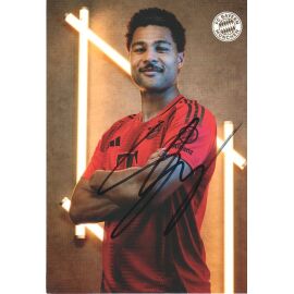 Autogramm Fussball | FC Bayern München | 2024 | Serge GNABRY