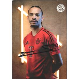 Autogramm Fussball | FC Bayern München | 2024 | Leroy SANE