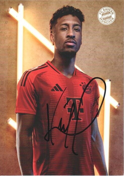 Autogramm Fussball | FC Bayern München | 2024 | Kingsley COMAN