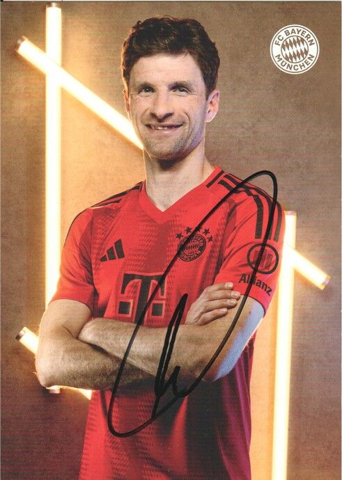 Autogramm Fussball | FC Bayern München | 2024 | Thomas MÜLLER