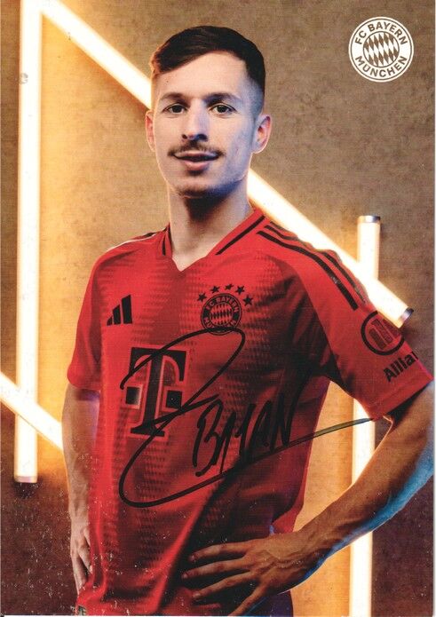 Autogramm Fussball | FC Bayern München | 2024 | Bryan ZARAGOZA