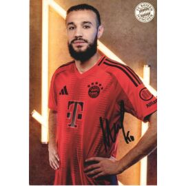 Autogramm Fussball | FC Bayern München | 2024 | Noussair MAZRAOUI