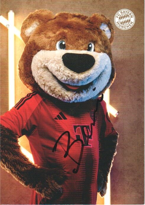 Autogramm Fussball | FC Bayern München | 2024 | BERNI (Maskottchen)