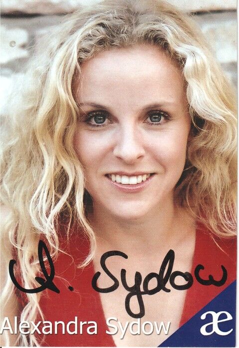 Autogramm Schauspieler | Alexandra SYDOW | 2000er (Portrait Color conaect)
