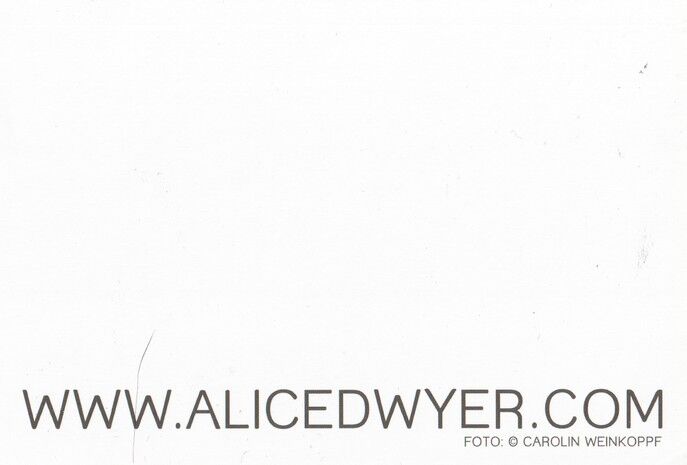 Autogramm Schauspieler | Alice DWYER | 2010er (Portrait Color Weinkoppf)