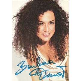 Autogramm Schauspieler | Barbara WUSSOW | 1990er (Portrait Color Mattes)
