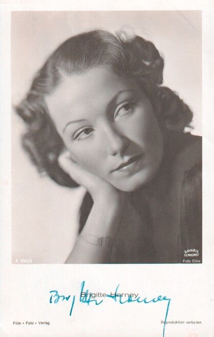 Autogramm Schauspieler | Brigitte HORNEY | 1930er (Portrait SW) FFV A3581-2