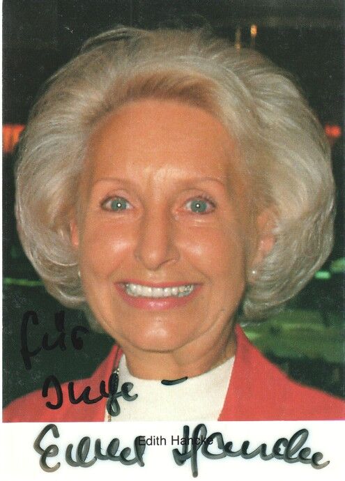 Autogramm Schauspieler | Edith HANCKE | 1990er (Portrait Color Theaterclub) Rondholz