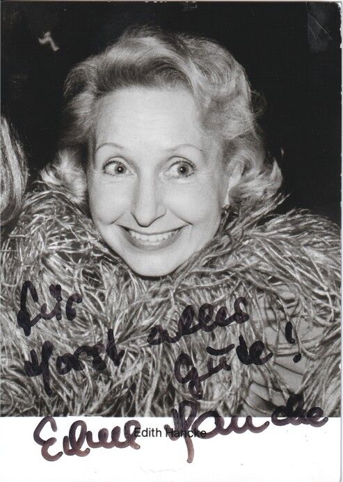 Autogramm Schauspieler | Edith HANCKE | 1990er (Portrait SW Theaterclub) 2