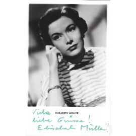 Autogramm Schauspieler | Elisabeth MÜLLER | 1950er (Portrait SW Netter)