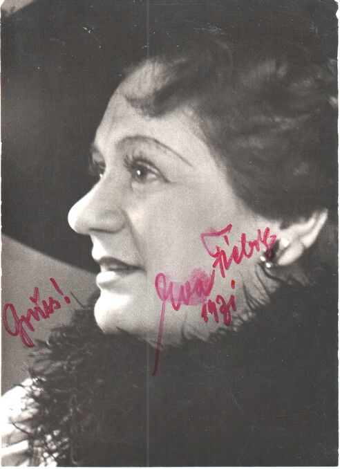 Autogramm Schauspieler | Eva FIEBIG | 1970er (Portrait SW Netter)