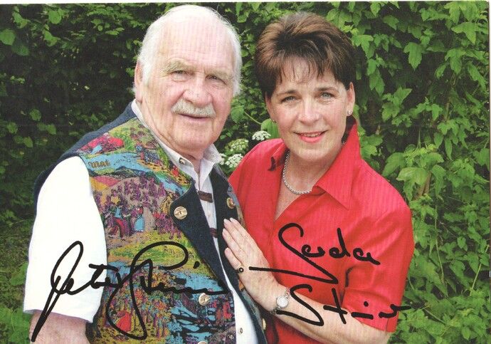 Autogramme Schauspieler | Peter + Gerda STEINER | 2000er (Portrait Color TheaterEvent)
