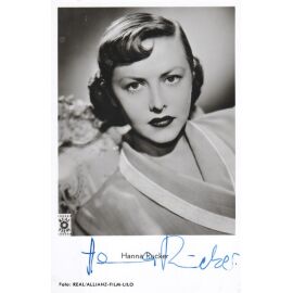 Autogramm Film | Hanna RUCKER | 1952 "Stimme Des Anderen" (Portrait SW Rüdel 271)