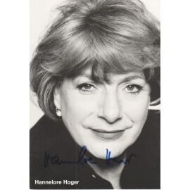 Autogramm Schauspieler | Hannelore HOGER | 2000er (Portrait SW Guldener)