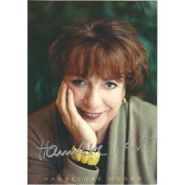 Autogramm Schauspieler | Hannelore HOGER | 2000er (Portrait Color Pollert)