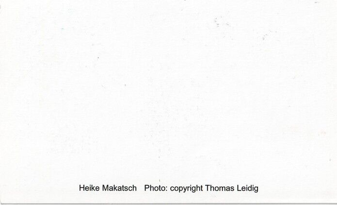 Autogramm Schauspieler | Heike MAKATSCH | 2000er (Portrait Color Leidig)