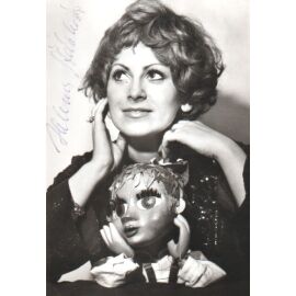 Autogramm Film (CZE) | Helena STACHOVA | 1970er (Portrait SW) Puppenspielerin