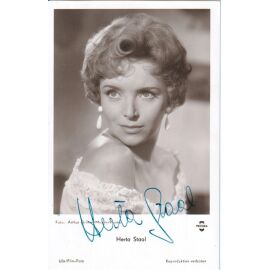 Autogramm Film | Herta STAAL | 1955 "Die Försterbuben" (Portrait SW) UFA FK1969