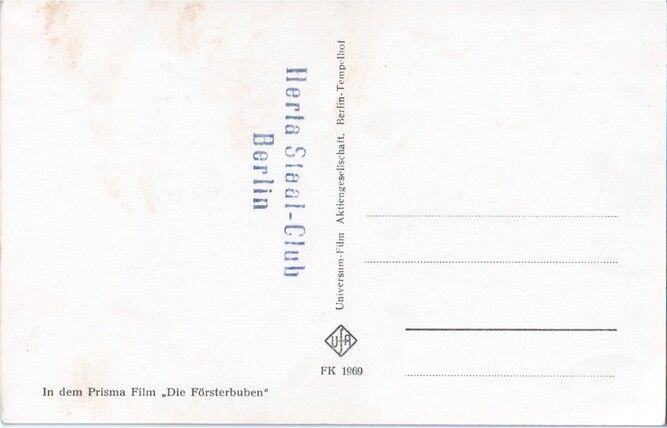 Autogramm Film | Herta STAAL | 1955 "Die Försterbuben" (Portrait SW) UFA FK1969