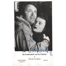 Autogramm Film | Ida KROTTENDORF | 1955 "Lied Von Kaprun" (Portrait SW Bergland)