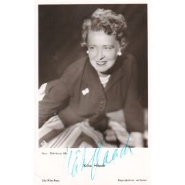 Autogramm Schauspieler | Käthe HAACK | 1940er (Portrait SW UFA FK1438)