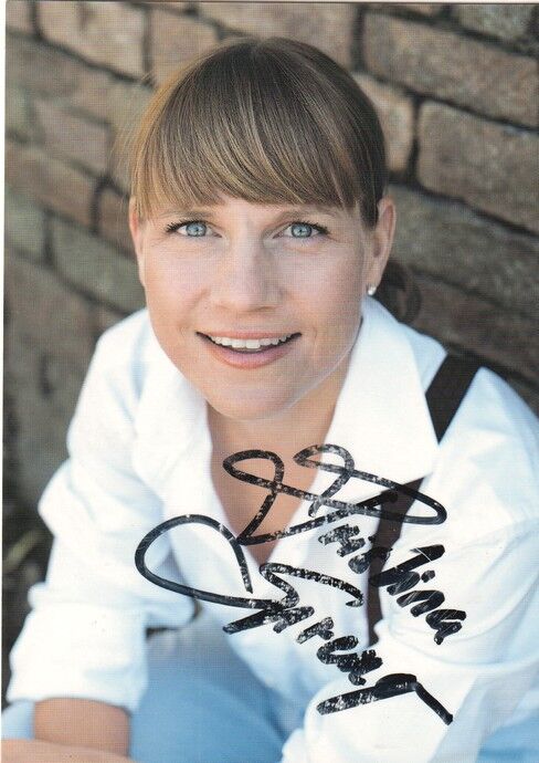 Autogramm Schauspieler | Kristina SPRENGER | 2010er (Portrait Color Website)