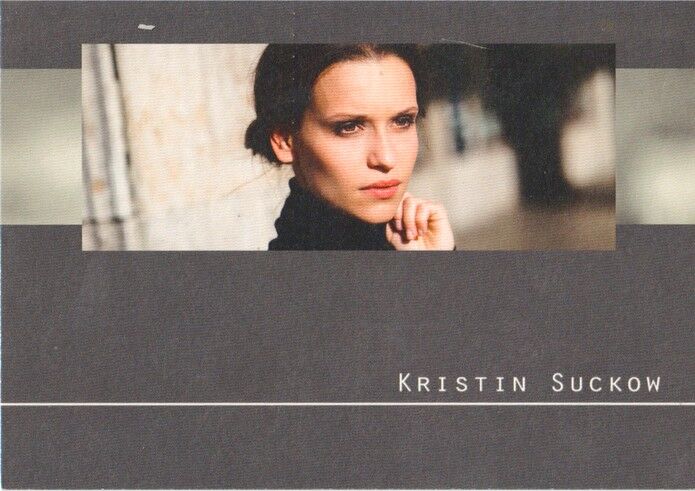 Autogramm Schauspieler | Kristin SUCKOW | 2010er (Portrait Color)