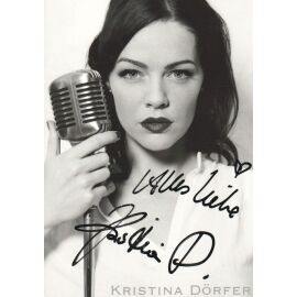 Autogramm Schauspieler | Kristina DÖRFER | 2010er (Portrait SW Pat)