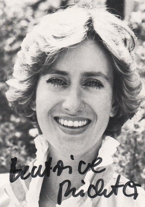 Autogramm Schauspieler | Beatrice RICHTER | 1990er (Portrait SW)