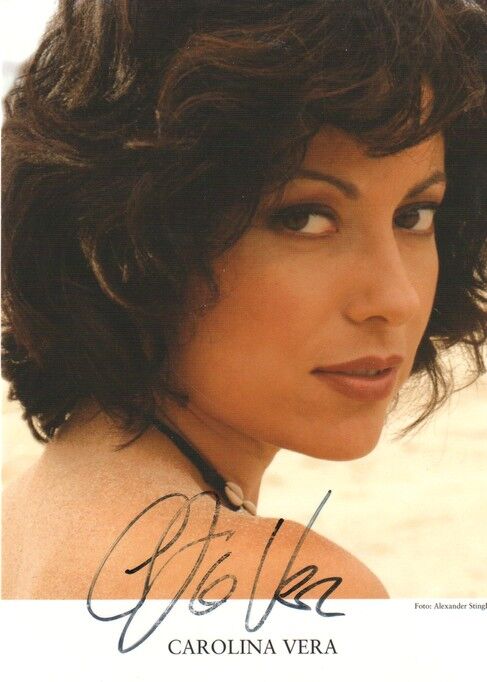 Autogramm Schauspieler | Carolina VERA | 2000er (Portrait Color Stingl)