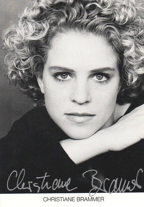 Autogramm Schauspieler | Christiane BRAMMER | 2000er (Portrait SW)