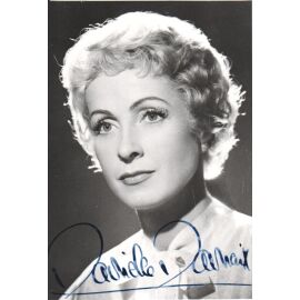 Autogramm Film (FRA) | Danielle DARRIEUX | 1950er Foto (Portrait SW)