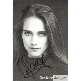 Autogramm Schauspieler | Desiree JAEGER | 2000er (Portrait SW)