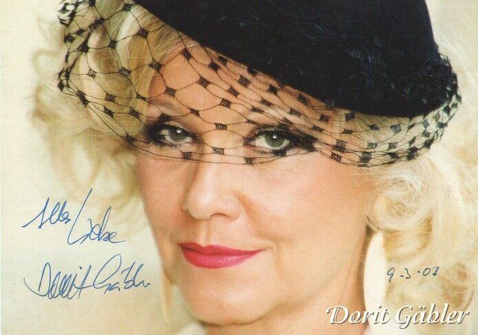 Autogramm Schauspieler | Dorit GÄBLER | 2000er (Portrait Color)