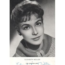 Autogramm Film | Elisabeth MÜLLER | 1958 "Dr. Crippen Lebt" (Portrait SW)