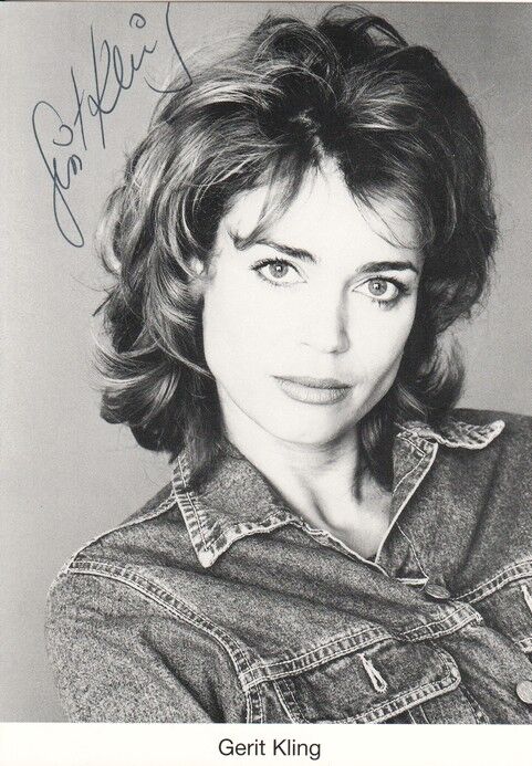 Autogramm Schauspieler | Gerit KLING | 1990er (Portrait SW) 1