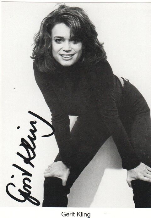 Autogramm Schauspieler | Gerit KLING | 1990er (Portrait SW) 2