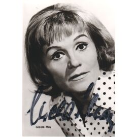 Autogramm Schauspieler | Gisela MAY | 1970er (Portrait SW)