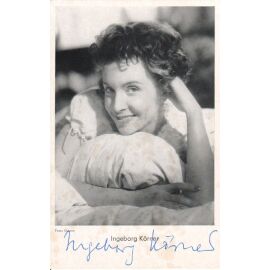 Autogramm Schauspieler | Ingeborg KÖRNER | 1950er (Portrait SW Grimm)