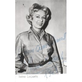 Autogramm Chanson (FRA) | Irene LECARTE | 1960er (Portrait SW Lipnitski)
