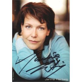 Autogramm Schauspieler | Janina HARTWIG | 2010er (Portrait Color Konietzny)