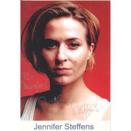 Autogramm Schauspieler | Jennifer STEFFENS | 2000er (Portrait Color)