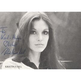 Autogramm Schauspieler | Kristina NEL | 1980er (Portrait SW)