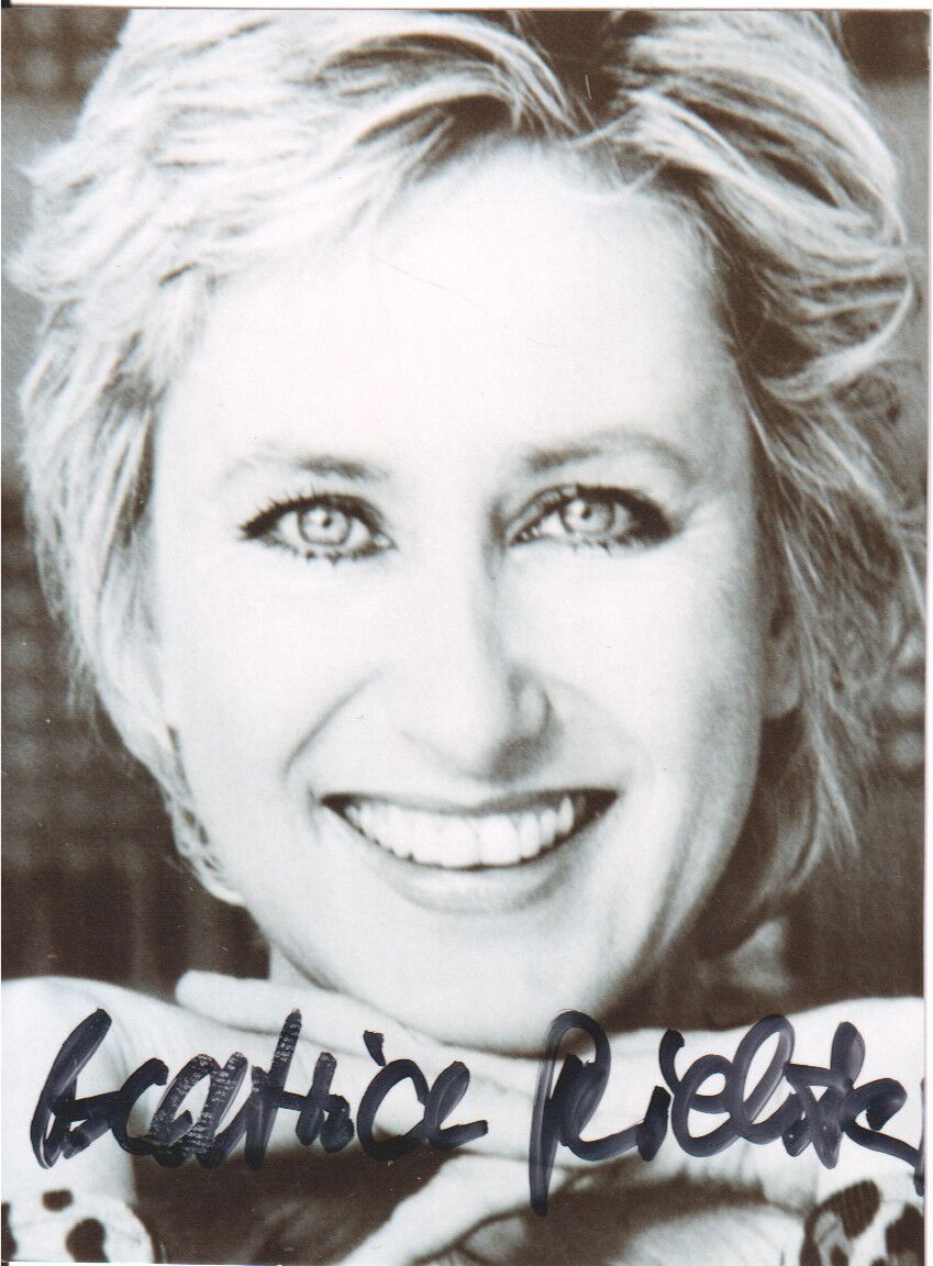 Autogramm Schauspieler | Beatrice RICHTER | 1990er Foto (Portrait SW)