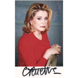 Autogramm Film (FRA) | Catherine DENEUVE | 2000er Foto (Portrait Color)