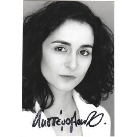 Autogramm Schauspieler | Christina LISPEROGLOU | 2000er Foto (Portrait SW)