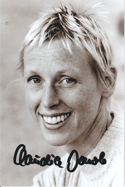 Autogramm Schauspieler | Claudia JACOB | 2000er Foto (Portrait SW)