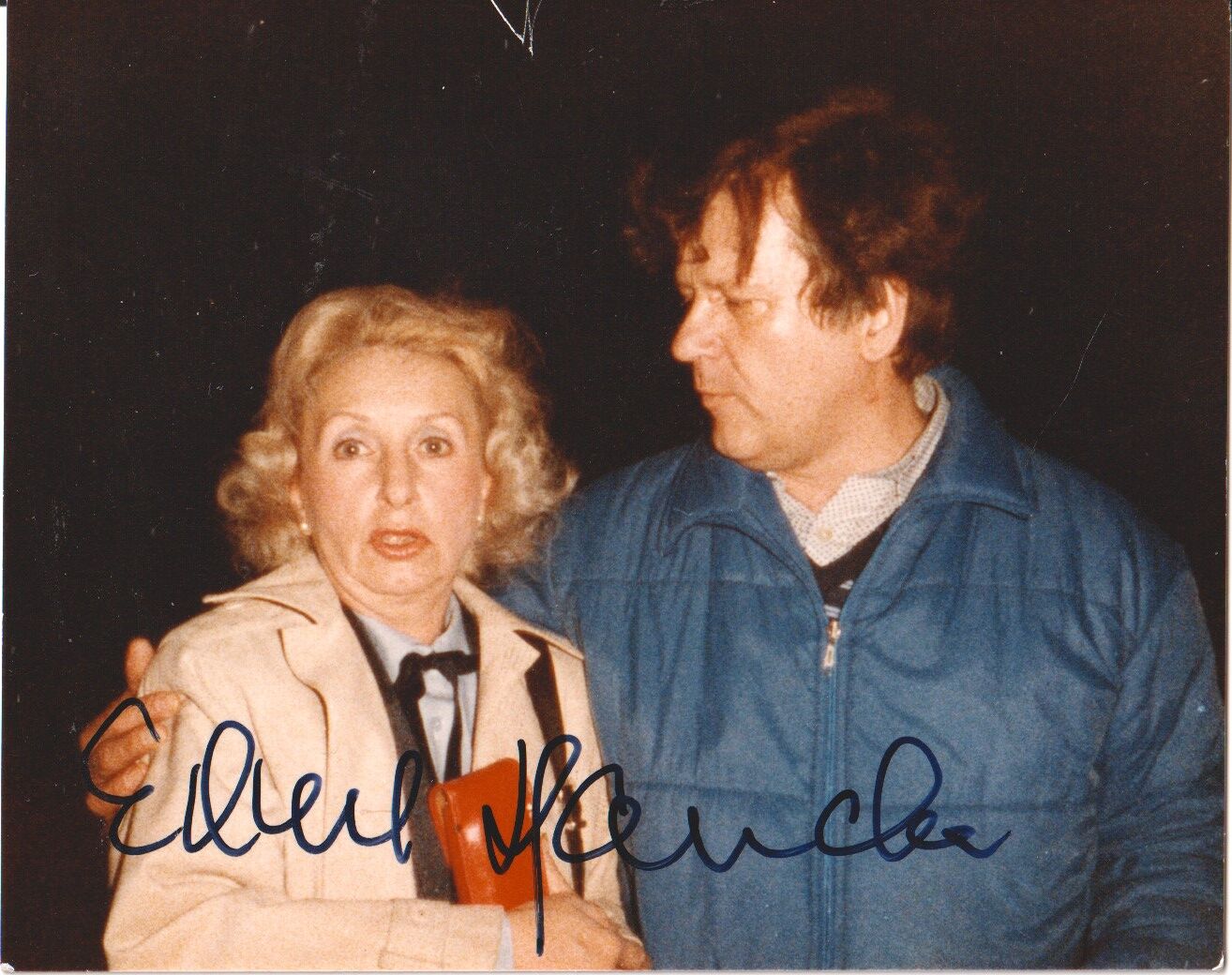 Autogramm Schauspieler | Edith HANCKE | 1990er Foto (Privataufnahme Color)