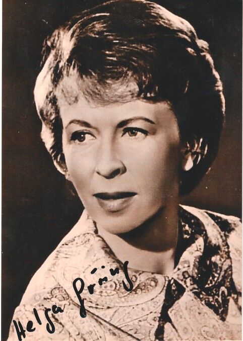 Autogramm Schauspieler | Helga GÖRING | 1960er Foto (Portrait SW)